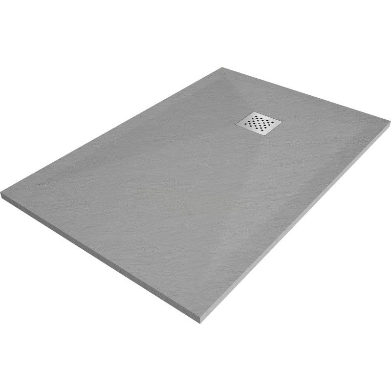 Mexen Stone+ правоъгълна композитна душ тава 120 x 70 см, сиво-бетон - 44617012