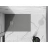 Мексен Stone+ композитен правоугълен душ 90 x 80 см, сив-бетон - 44618090