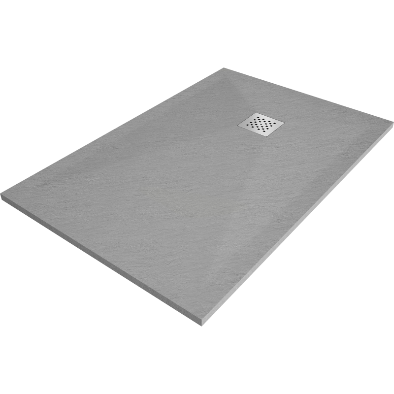 Mexen Stone+ композитен душ кабина правоъгълна 120 x 80 см, сив-бетон - 44618012
