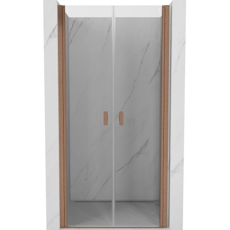 Mexen Mist врати за душ кабина, отваряеми, 120 cm, прозрачни, матирано мед - 8A7-120-000-65-00