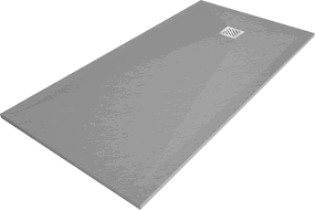 Mexen Stone+ композитен душ-кабинет правоъгълен 160 x 80 см, сив-бетон - 44618016