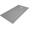 Правоъгълна композитна душ корито Mexen Stone+ 180 x 80 см, сиво-бетон - 44618018