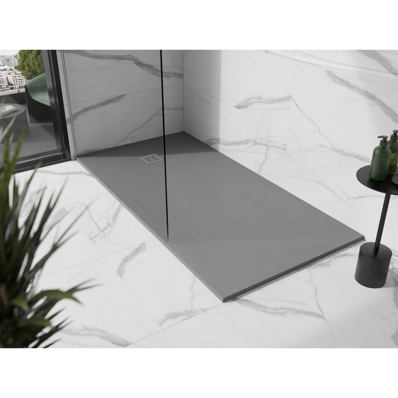 Mexen Stone+ правоъгълно композитно корито 200 x 80 см, сиво-бетон - 44618020