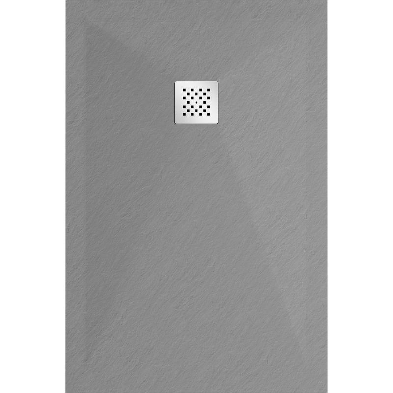Mexen Stone+ композитен правоъгълен поддушов елемент 130 x 90 cm, сив-бетон - 44619013