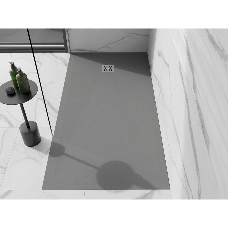 Mexen Stone+ правоъгълно композитно корито 180 x 90 см, сив бетон - 44619018