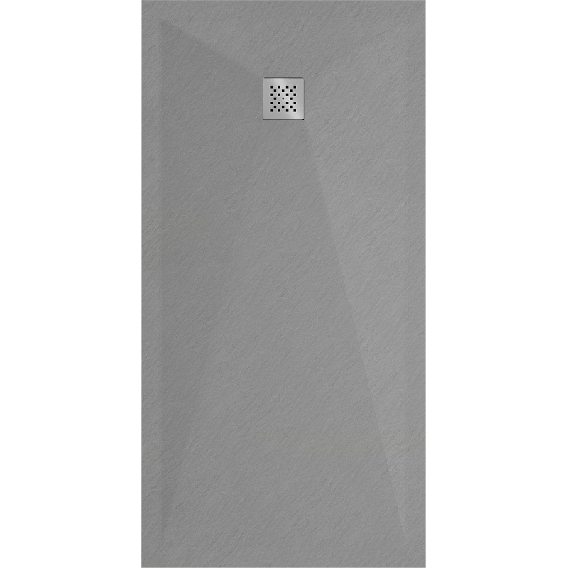 Mexen Stone+ правоъгълна композитна душ кабина 200 x 90 см, сиво-бетон - 44619020
