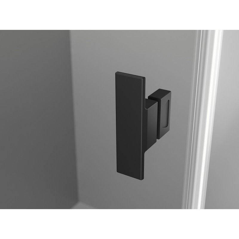 Mexen Mist-B Duo сгъваем душ кабина 75 x 75 см, прозрачна, черна - 8A2-075-075-70-00