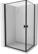Mexen Mist-B Duo сгъваема душ кабина 70 x 90 см, черна рамка, черна - 8A2-070L-090P-70-70