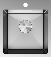 Mexen Solix стоманена мивка с 1 камера 400 x 450 мм, инокс - 6401401000-01