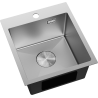 Mexen Solix стоманена мивка с 1 камера 400 x 450 мм, инокс - 6401401000-01