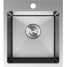 Mexen Solix стоманена мивка с 1 камера 400 x 450 мм, инокс - 6401401000-01