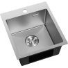 Mexen Solix стоманена мивка с 1 камера 400 x 450 мм, инокс - 6401401000-01
