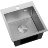 Mexen Solix стоманена мивка с 1 отделение 400 x 450 мм, инокс HC - 6401401000-01HC