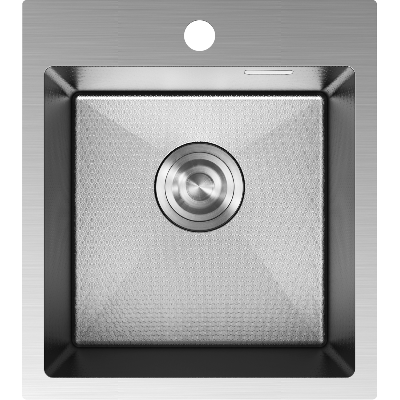 Mexen Solix стоманена мивка с 1 отделение 400 x 450 мм, инокс HC - 6401401000-01HC