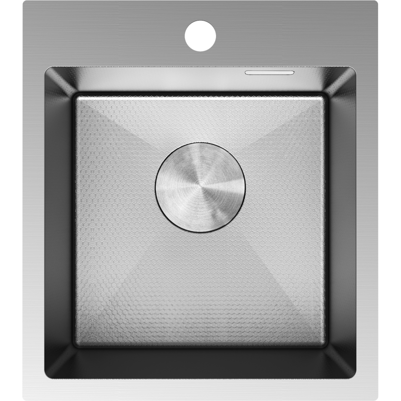 Mexen Solix стоманена мивка с 1 отделение 400 x 450 мм, инокс HC - 6401401000-01HC