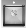 Mexen Solix стоманена мивка с 1 отделение 400 x 450 мм, инокс HC - 6401401000-01HC