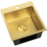 Mexen Solix стоманена мивка с 1 отделение 400 x 450 мм, златна - 6401401000-55