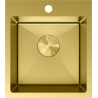 Mexen Solix стоманена мивка с 1 отделение 400 x 450 мм, златна - 6401401000-55