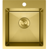 Mexen Solix мивка от неръждаема стомана с 1 отделение 400 x 450 мм, златист HC - 6401401000-55HC