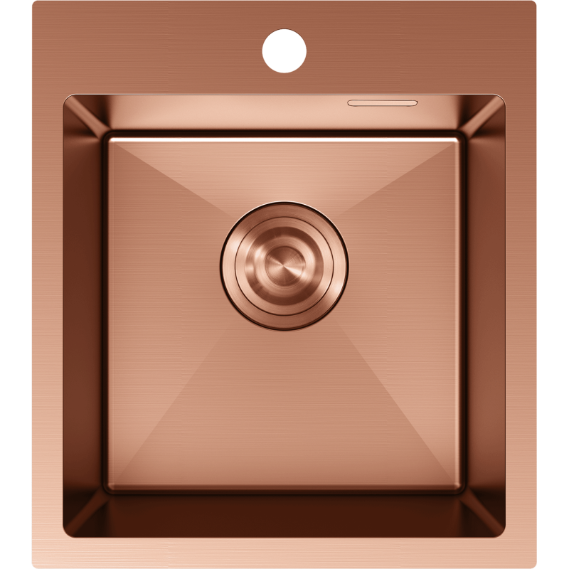 Mexen Solix стоманена мивка с една камера 400 x 450 мм, мед - 6401401000-65