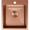 Mexen Solix стоманена мивка с една камера 400 x 450 мм, мед - 6401401000-65