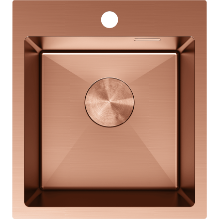 Mexen Solix стоманена мивка с една камера 400 x 450 мм, мед - 6401401000-65