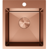 Mexen Solix стоманена мивка с една камера 400 x 450 мм, мед - 6401401000-65