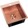 Mexen Solix стоманена мивка с 1 отделение 400 x 450 mm, мед HC - 6401401000-65HC