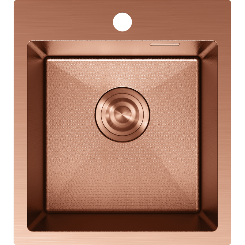 Mexen Solix стоманена мивка с 1 отделение 400 x 450 mm, мед HC - 6401401000-65HC