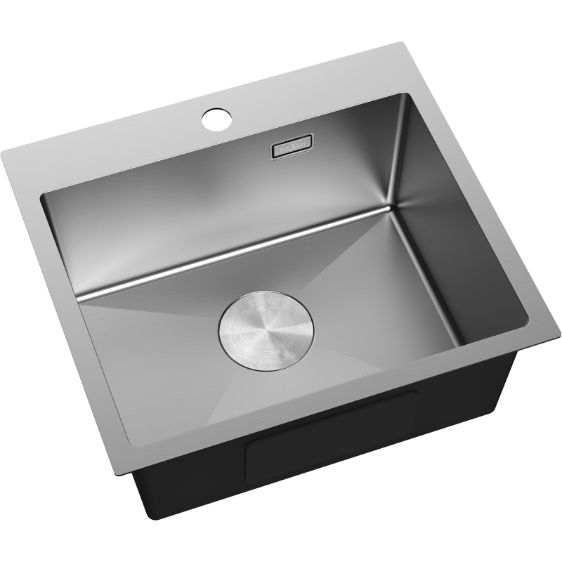 Mexen Solix кухненска мивка от неръждаема стомана с една камера 500 x 450 mm, инокс - 6402501000-01