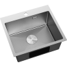 Mexen Solix стоманена мивка с 1 камера 500 x 450 мм, inox HC - 6402501000-01HC