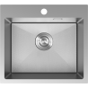 Mexen Solix стоманена мивка с 1 камера 500 x 450 мм, inox HC - 6402501000-01HC