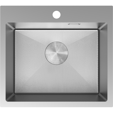 Mexen Solix мивка от неръждаема стомана 1-коморен 500 x 450 mm, инокс HC - 6402501000-01HC