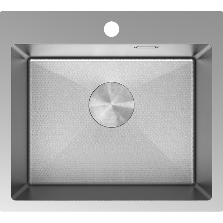 Mexen Solix стоманена мивка с 1 камера 500 x 450 мм, inox HC - 6402501000-01HC