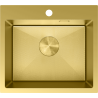 Mexen Solix стоманена мивка с 1 корито 500 x 450 мм, златист HC - 6402501000-55HC