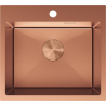 Mexen Solix кухненска мивка от неръждаема стомана, 1-коморна, 500 x 450 мм, мед - 6402501000-65
