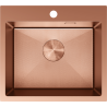 Mexen Solix кухненска мивка от неръждаема стомана, медна, 1-корпусна, 500 x 450 мм, HC - 6402501000-65HC
