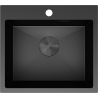 Mexen Solix мивка от неръждаема стомана с 1 камера 500 x 450 мм, черна - 6402501000-70