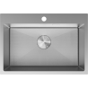Mexen Solix кухненска мивка от неръждаема стомана с 1 отделение 650 x 450 mm, инокс HC - 6403651000-01HC