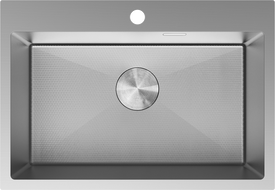 Mexen Solix кухненска мивка от неръждаема стомана с 1 отделение 650 x 450 mm, инокс HC - 6403651000-01HC