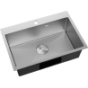 Mexen Solix кухненска мивка от неръждаема стомана с 1 отделение 650 x 450 mm, инокс HC - 6403651000-01HC