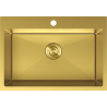 Mexen Solix стоманена мивка с 1 отделение 650 x 450 мм, златна - 6403651000-55