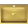 Mexen Solix стоманена мивка с 1 отделение 650 x 450 мм, златна - 6403651000-55