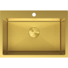 Mexen Solix стоманена мивка с едно отделение 650 x 450 мм, златен HC - 6403651000-55HC