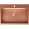 Mexen Solix стоманена мивка с 1 отделение 650 x 450 мм, мед - 6403651000-65