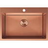 Mexen Solix мивка от неръждаема стомана 1-коморна 650 x 450 мм, мед HC - 6403651000-65HC