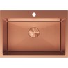 Mexen Solix мивка от неръждаема стомана 1-коморна 650 x 450 мм, мед HC - 6403651000-65HC