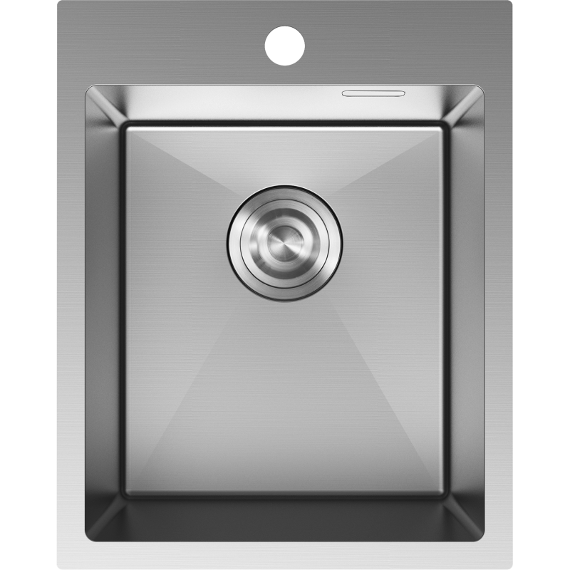 Mexen Solix стоманена кухненска мивка с 1 корито 400 x 500 mm, инокс - 6406401000-01