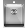 Mexen Solix стоманена кухненска мивка с 1 корито 400 x 500 mm, инокс - 6406401000-01