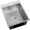 Mexen Solix стоманена мивка с 1 отделение 400 x 500 mm, inox - 6406401000-01